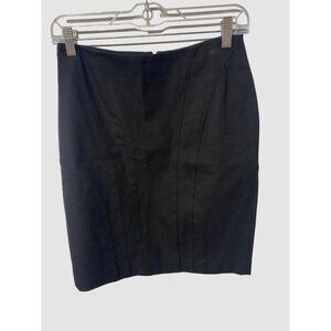 Banana Republic Womens Black Pencil Skirt Size 2 office mini Feminine Preppy